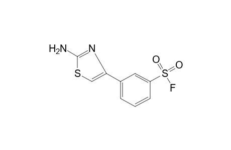 m-(2-Amino-4-thiazolyl)benzenesulfonyl fluoride