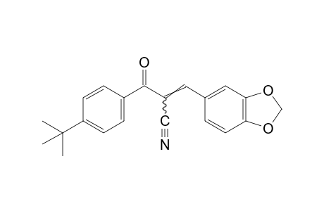 alpha-(p-tert-BUTYLBENZOYL)-3,4-(METHYLENEDIOXY)CINNAMONITRILE