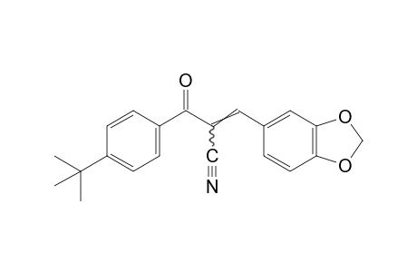 alpha-(p-Tert-butylbenzoyl)-3,4-(methylenedioxy)cinnamonitrile