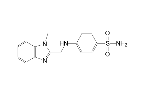4-{[(1-methyl-1H-benzimidazol-2-yl)methyl]amino}benzenesulfonamide