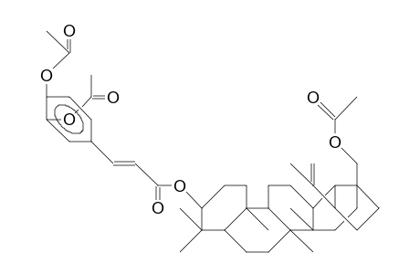 3.beta.-(3',4'-Diacetoxycinnamyloxy)-lup-20(29)-en-28-yl-acetate