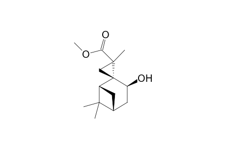 Methyl (2'S)-3-hydroxy-6,6-dimethylspiro[bicyclo[3.1.1]heptane-2,1'-cyclopropane]-2'-methyl-2'-carboxylate