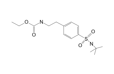 Carbamic acid, [2-[4-[[(1,1-dimethylethyl)amino]sulfonyl]phenyl]ethyl]-, ethyl ester