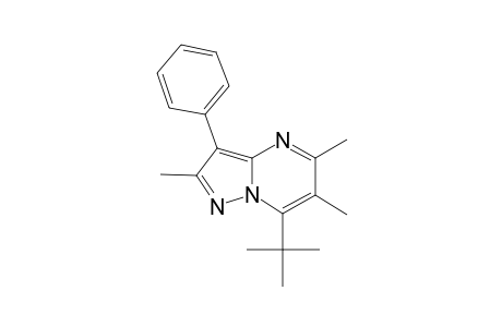 7-tert-Butyl-2,5,6-trimethyl-3-phenyl-pyrazolo[1,5-a]pyrimidine