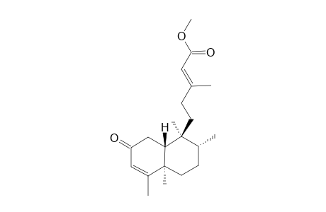 METHYL-2-OXOClERODA-3,13-DIEN-15-OATE