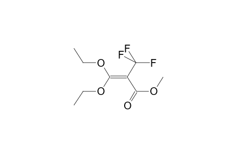 ALPHA-TRIFLUOROMETHYL-BETA,BETA-DIETHOXYACRYLIC ACID, METHYL ESTER