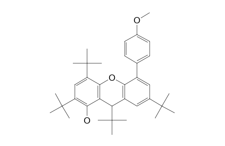 9H-Xanthen-4-ol, 1,3,5,7-tetrakis(1,1-dimethylethyl)-9-(4-methoxyphenyl)-