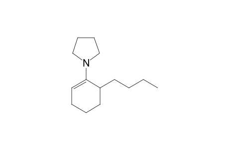 1-(6-Butyl-1-cyclohexen-1-yl)pyrrolidine