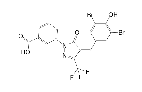 benzoic acid, 3-[(4Z)-4-[(3,5-dibromo-4-hydroxyphenyl)methylene]-4,5-dihydro-5-oxo-3-(trifluoromethyl)-1H-pyrazol-1-yl]-