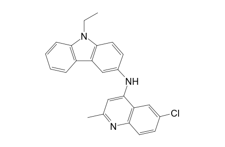 3-(N-(6-Chloro-2-methylquinolin-4-yl)amino)-9-ethyl-9H-carbazole