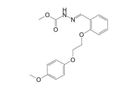 methyl (2E)-2-{2-[2-(4-methoxyphenoxy)ethoxy]benzylidene}hydrazinecarboxylate