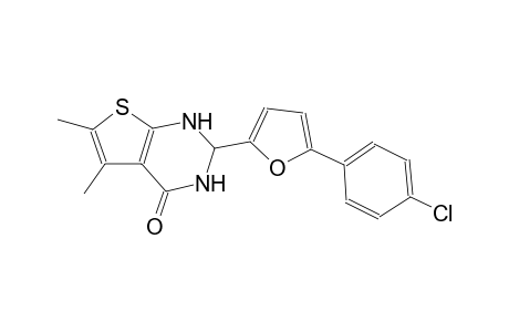 2-[5-(4-chlorophenyl)-2-furyl]-5,6-dimethyl-2,3-dihydrothieno[2,3-d]pyrimidin-4(1H)-one