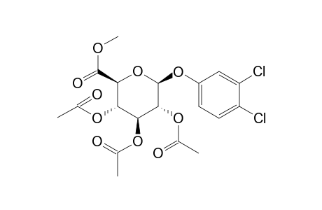 Methyl 2,3,4-Tri-O-acetyl-1-O-(3,4-dichlorophenyl)-.beta.-D-glucopyranuronate