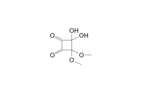 Cyclobutane-3,4-dione, 1,1-dihydroxy-2,2-dimethoxy-