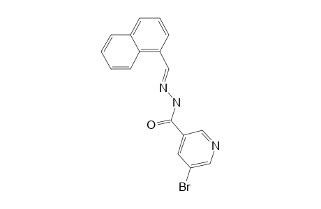 5-Bromonicotinic acid, (naphthalen-1-ylmethylene)hydrazide