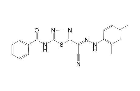 N-(5-[Cyano-[(2,4-dimethyl-phenyl)-hydrazono]-methyl]-[1,3,4]thiadiazol-2-yl)-benzamide