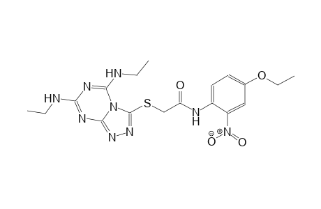 acetamide, 2-[[5,7-bis(ethylamino)[1,2,4]triazolo[4,3-a][1,3,5]triazin-3-yl]thio]-N-(4-ethoxy-2-nitrophenyl)-