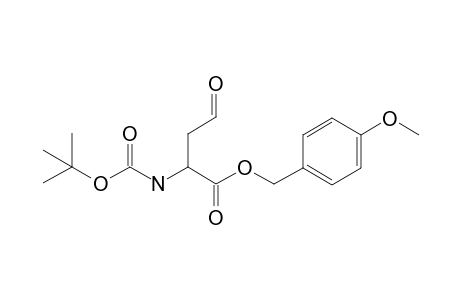 dl-N-Tert-butoxycarbonylaspartic acid .beta.-semialdehyde p-methoxybenzyl ester