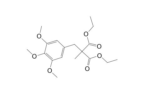 Propanedioic acid, methyl[(3,4,5-trimethoxyphenyl)methyl]-, diethyl ester