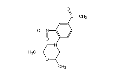 4'-(2,6-dimethylmorpholino)-3'-nitroacetophenone