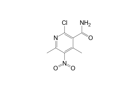 2-Chloro-4,6-dimethyl-5-nitro-nicotinamide