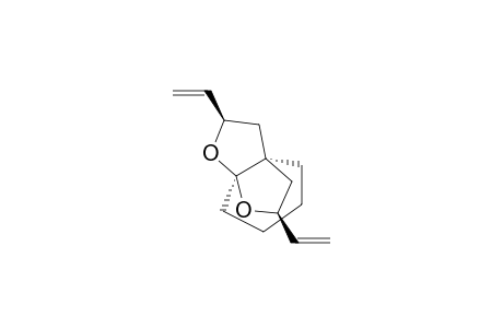 (2.alpha.,3a.alpha.,5.alpha.,6a.alpha.)-2,5-Divinyl-2,3,3a,4,5,6a-hexahydro-3a,6a-butanofuro[2,3-b]furan