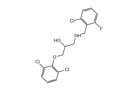 1-[(2-chloro-6-fluorobenzyl)amino]-3-(2,6-dichlorophenoxy)-2-propane