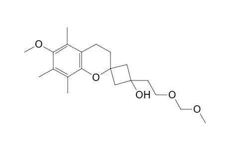 is-6-Methoxy-3'-(2-(methoxymethoxy)ethyl)-5,7,8-trimethyl-spiro[chromane-2,1'-cyclobutan]-3'-ol