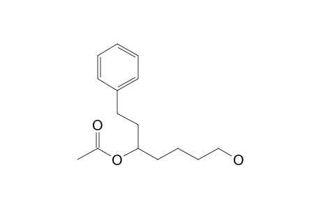 7-Hydroxy-1-phenylheptan-3-yl acetate