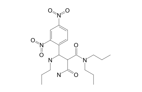 N,N-Dipropyl-2-(2,4-dinitrophenyl)-2-n-propylaminoethane-1,1-dicarboxamide