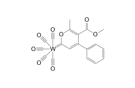 Pentacarbonyl(5-carbomethoxy-6-methyl-4-phenyl-2H-pyran-2-ylidene)tungsten