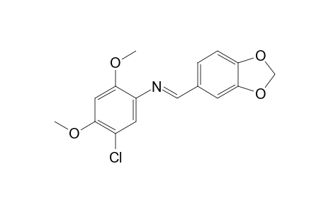 5-chloro-2,4-dimethoxy-N-piperonylideneaniline