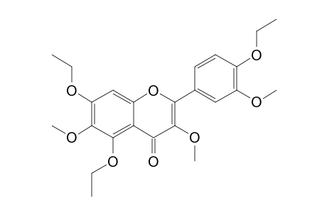 Flavone, 4',5,7-triethoxy-3,3',6-trimethoxy-