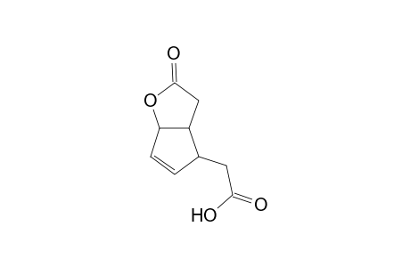 (3aR*,4R*,6aR*)-(2-Oxo-3,3a,4,6-tetrahydro-2H-cyclopenta[b]furan-4-yl)acetic Acid