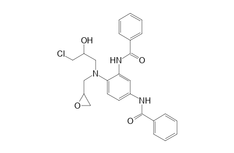 2,4-Benzamido-N-(2-hydroxy-3-chlorpropan)-N-oxiranylmethyl)-anilin