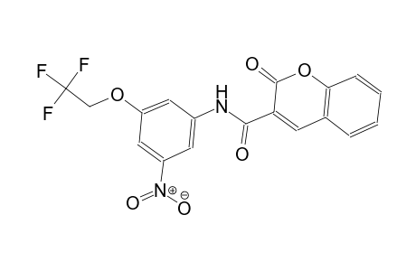 2H-Chromene-3-carboxamide, N-[3-(2,2,2-trifluoroethoxy)-5-nitrophenyl]-2-oxo-