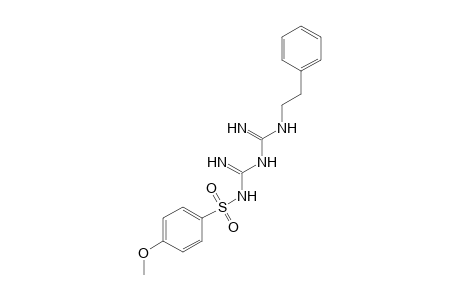 1-[(p-methoxyphenyl)sulfonyl]-5-phenethylbiguanide