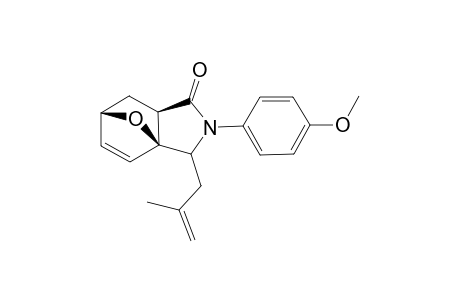 2-METHALLYL-3-AZA-4-OXO-3-(4-METHOXYPHENYL)-10-OXATRICYCLO-[5.2.1.0(1,5)]-DEC-8-ENE;MAJOR-ISOMER