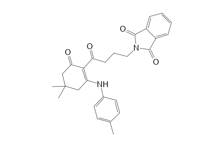 2-[4-keto-4-[6-keto-4,4-dimethyl-2-(p-toluidino)cyclohexen-1-yl]butyl]isoindoline-1,3-quinone