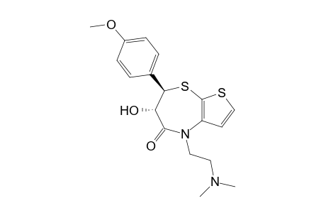 trans-6,7-Dihydro-6-hydroxy-7-(4-methoxyphenyl)-4-[(2-Dimethylamino)ethyl]thieno[2,3-b][1,4]thiazepin-5(4H)-one