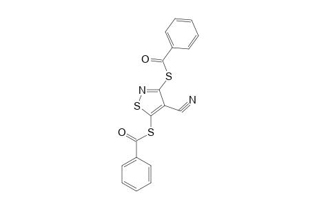 3,5-dimercapto-4-isothiazolecarbonitrile, dibenzoate(ester)