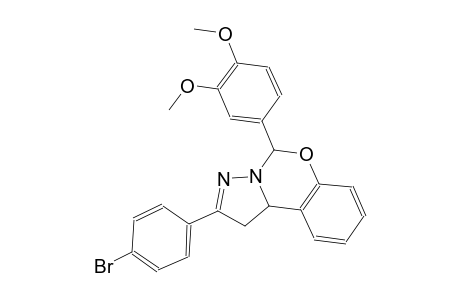 2-(4-bromophenyl)-5-(3,4-dimethoxyphenyl)-1,10b-dihydropyrazolo[1,5-c][1,3]benzoxazine