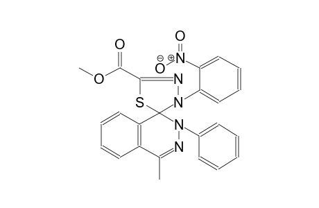 methyl 4-methyl-3'-(2-nitrophenyl)-2-phenyl-2H,3'H-spiro[phthalazine-1,2'-[1,3,4]thiadiazole]-5'-carboxylate