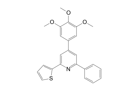 2-phenyl-6-(2-thienyl)-4-(3,4,5-trimethoxyphenyl)pyridine