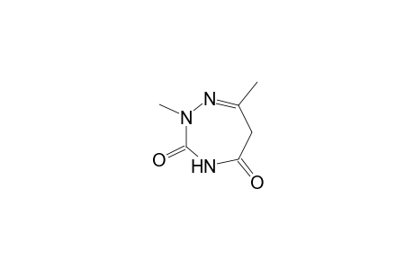 2,7-Dimethyl-2H-1,2,4-triazepine-3,5(4H,6H)-dione