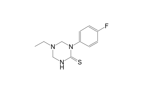 5-ethyl-1-(4-fluorophenyl)tetrahydro-1,3,5-triazine-2(1H)-thione