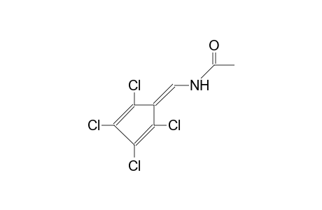 N-((2,3,4,5-Tetrachloro-2,4-cyclopentadien-1-ylidene)methyl)acetamide