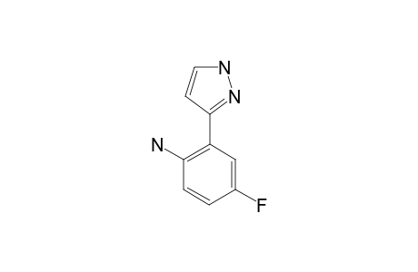 3-(2'-AMINO-5'-FLUOROPHENYL)-PYRAZOLE