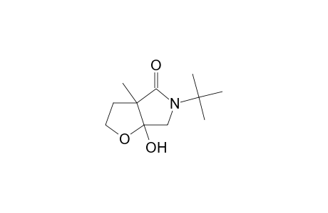 5-tert-Butyl-6a-hydroxy-3a-methyl-hexahydro-furo[2,3-c]pyrrol-4-one