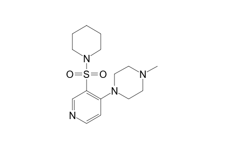 1-methyl-4-[3-(piperidinosulfonyl)-4-pyridyl]piperazine